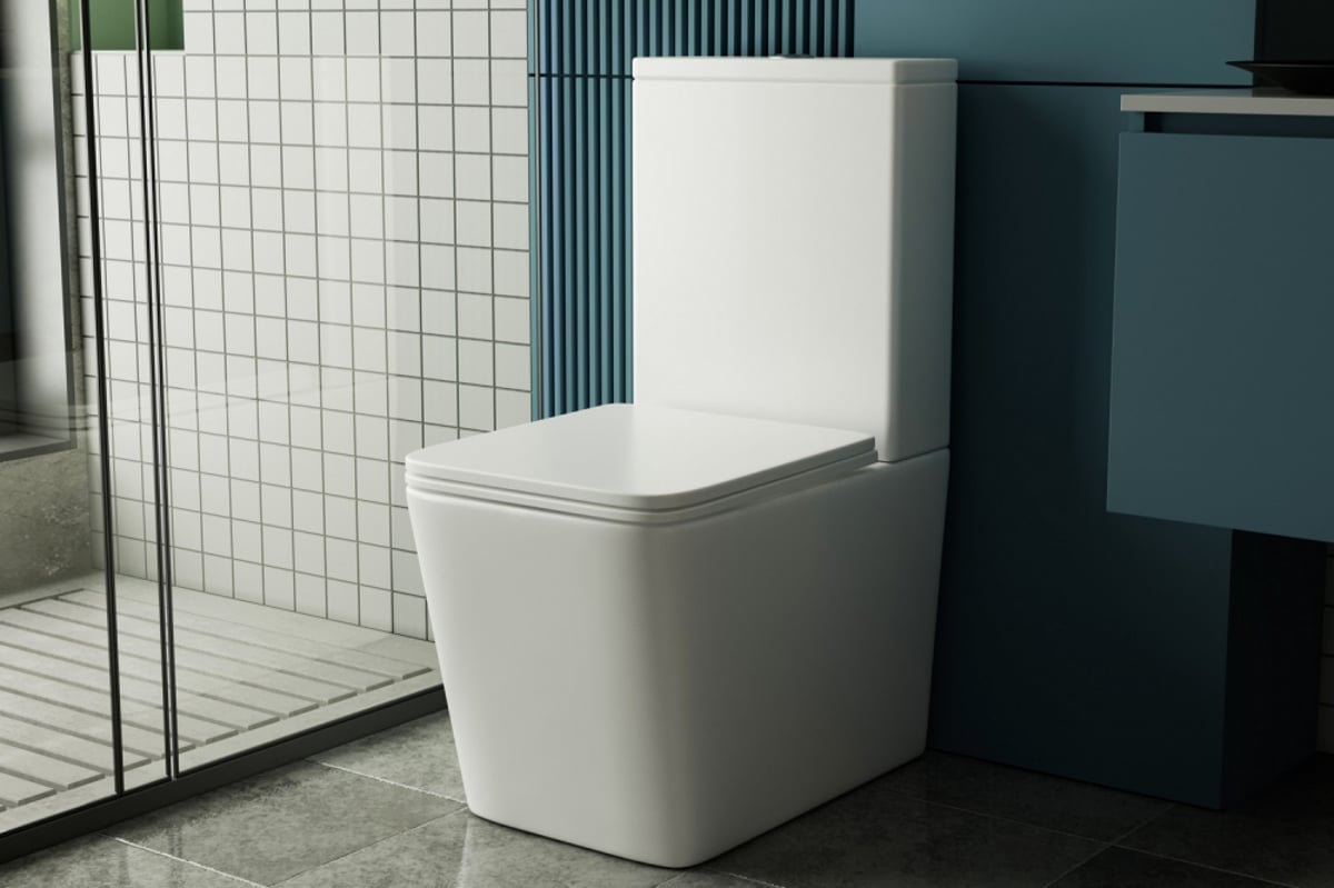 Унитаз ABBER Rechteck AC1210T компакт белый, безободковый, смыв торнадо 4