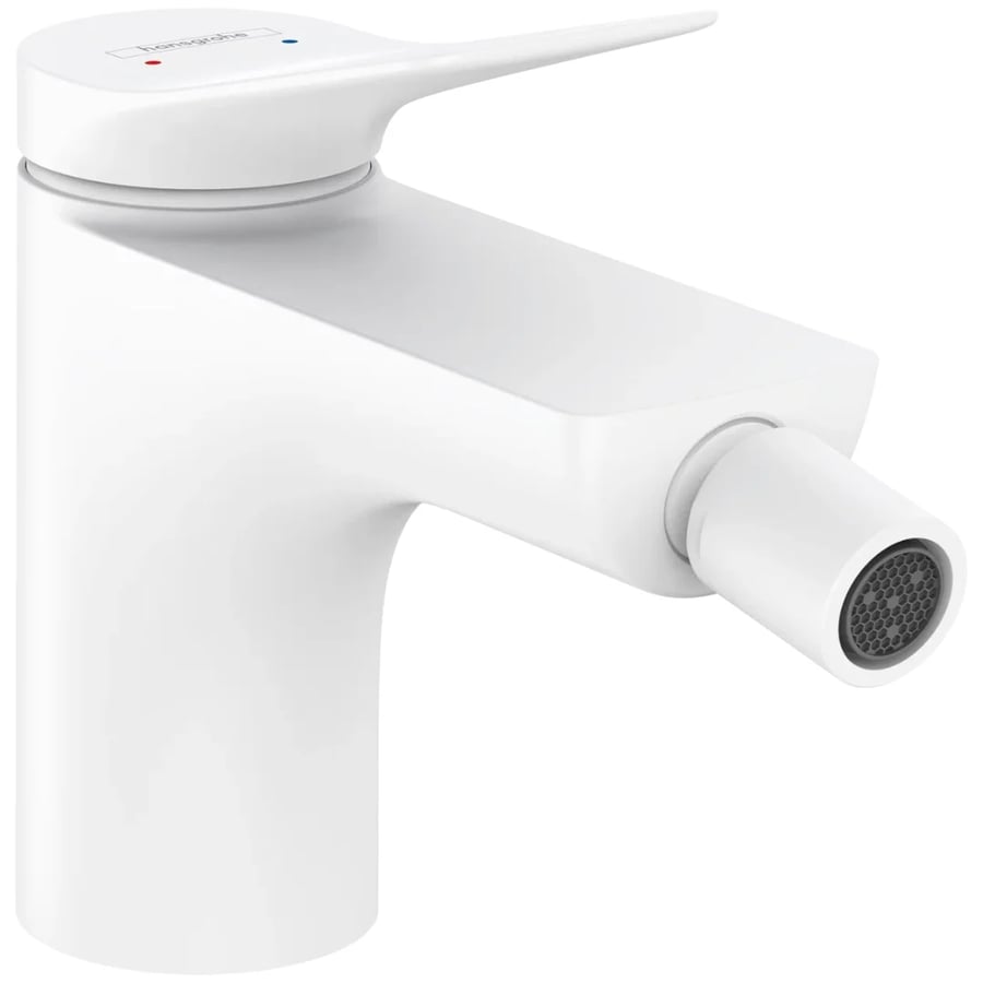 Смеситель для биде с донным клапаном, белый Hansgrohe Vivenis 75200700