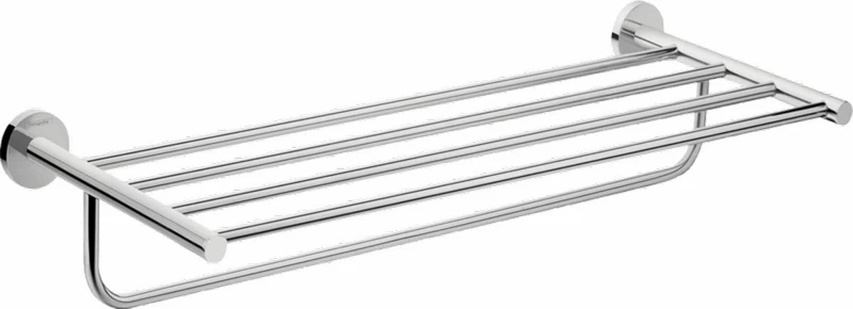 Полка для полотенец 600, с держателем, хром Hansgrohe Logis Universal 41720000