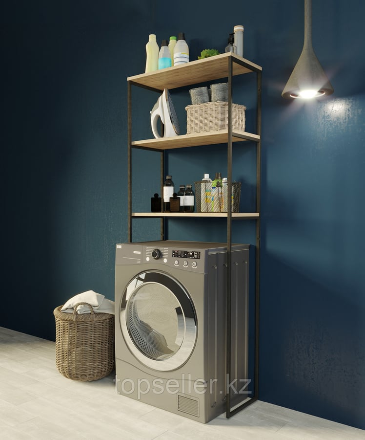 Шкаф GRUNGE LOFT над стиральной машиной Дуб Вотан