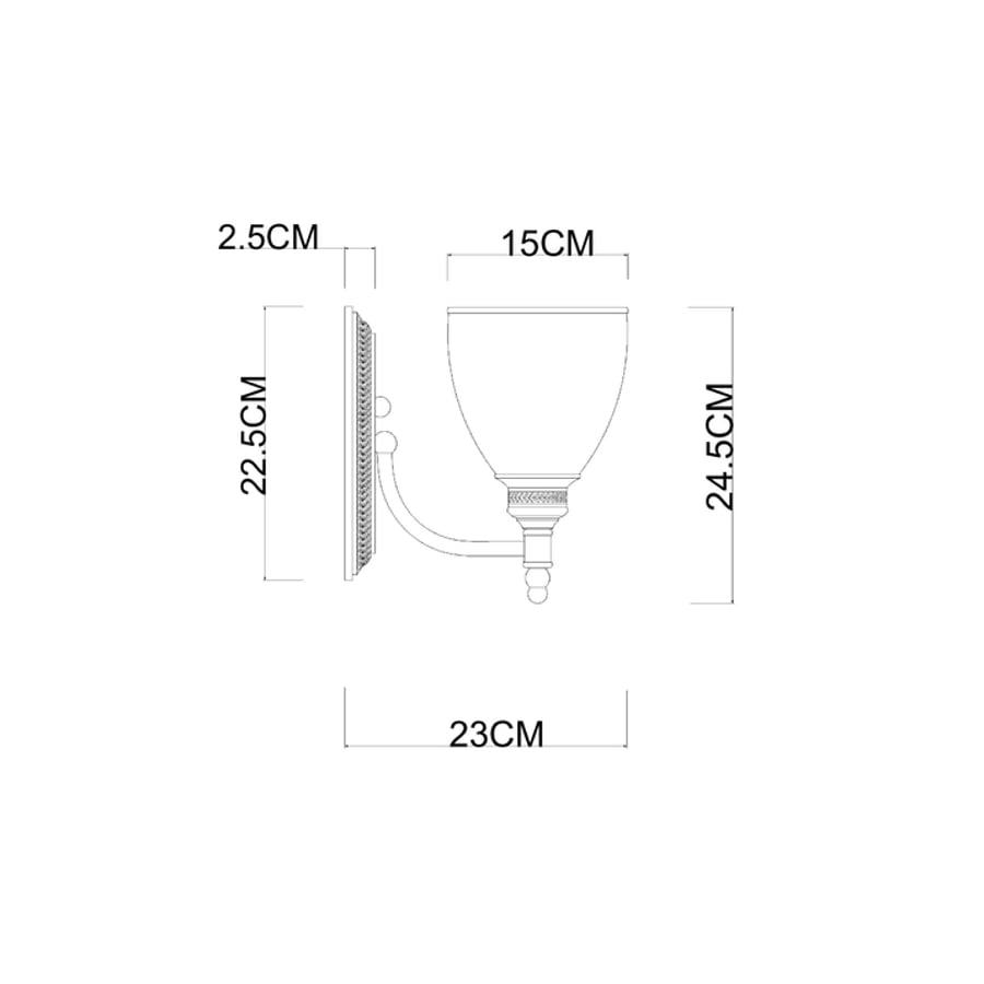 Бра Arte Lamp BONITO A9518AP-1BA 3