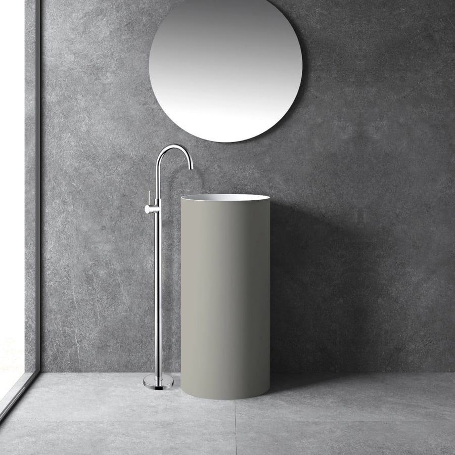 Смеситель ABBER Wasser Kreis AF8141 напольный для раковины, хром 3