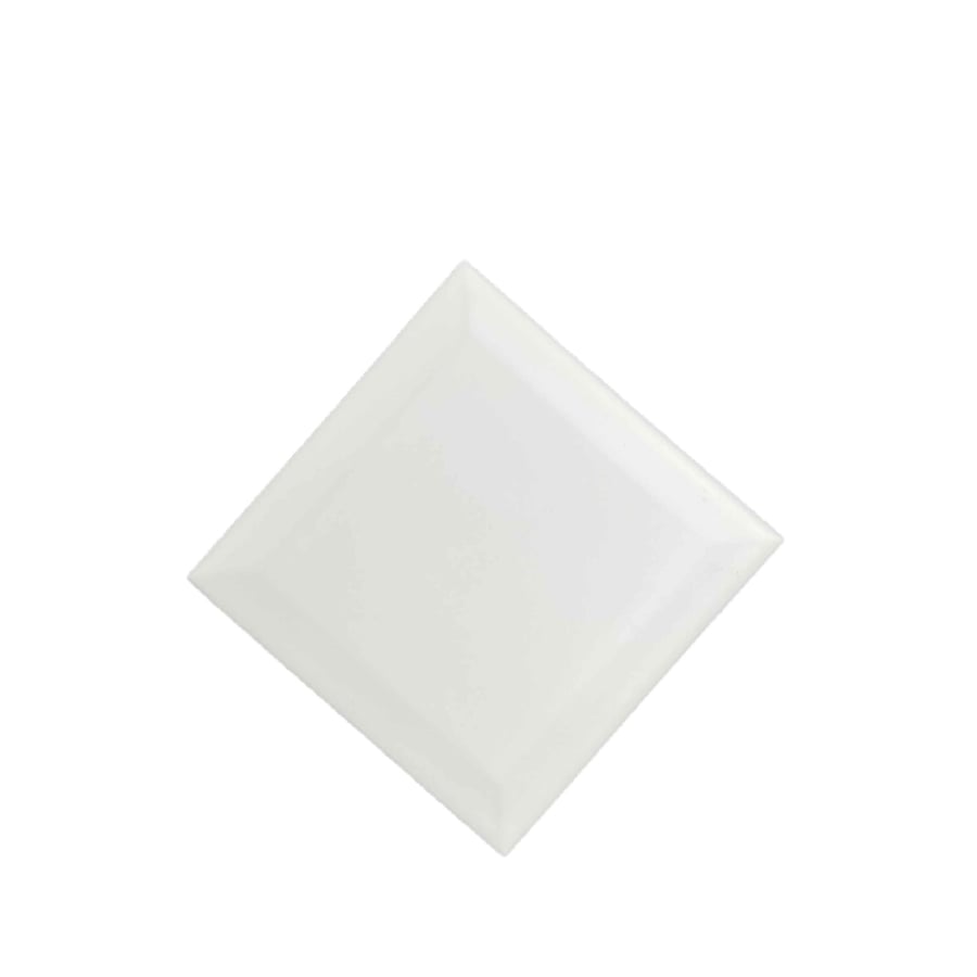Белая плитка с фаской 10х10 1100XY