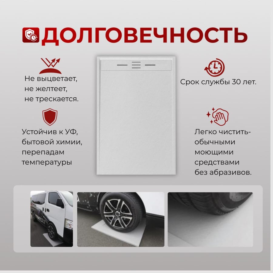Душевой поддон GT-12090LS Черный 4