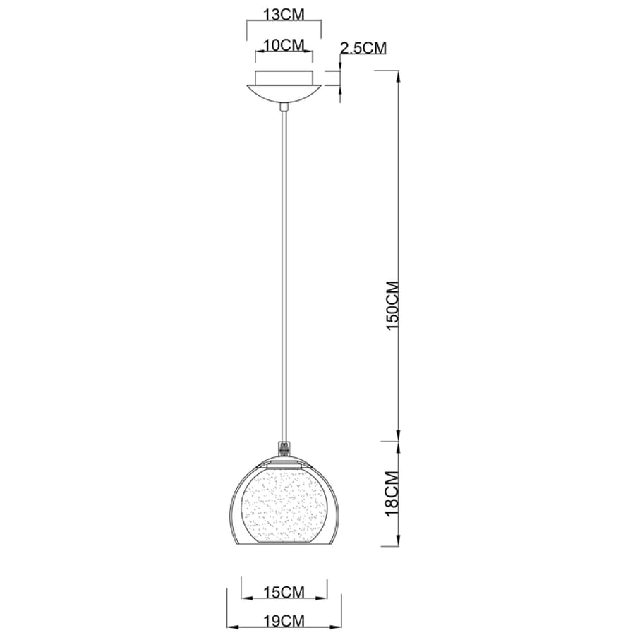 Подвесной светильник Arte Lamp RASTABAN A7984SP-1CC 4