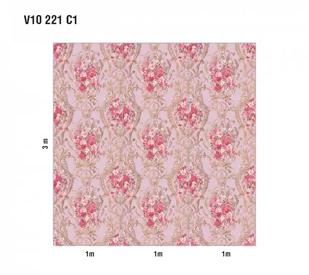 Обои премиальные Loymina Classic vol. II Medallion V10 221 C-1