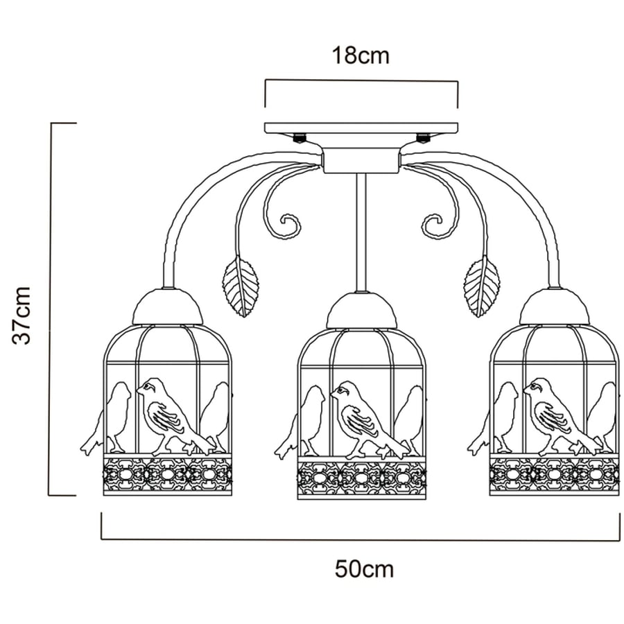 Потолочная люстра Arte Lamp CINCIA A5090PL-3WG 3