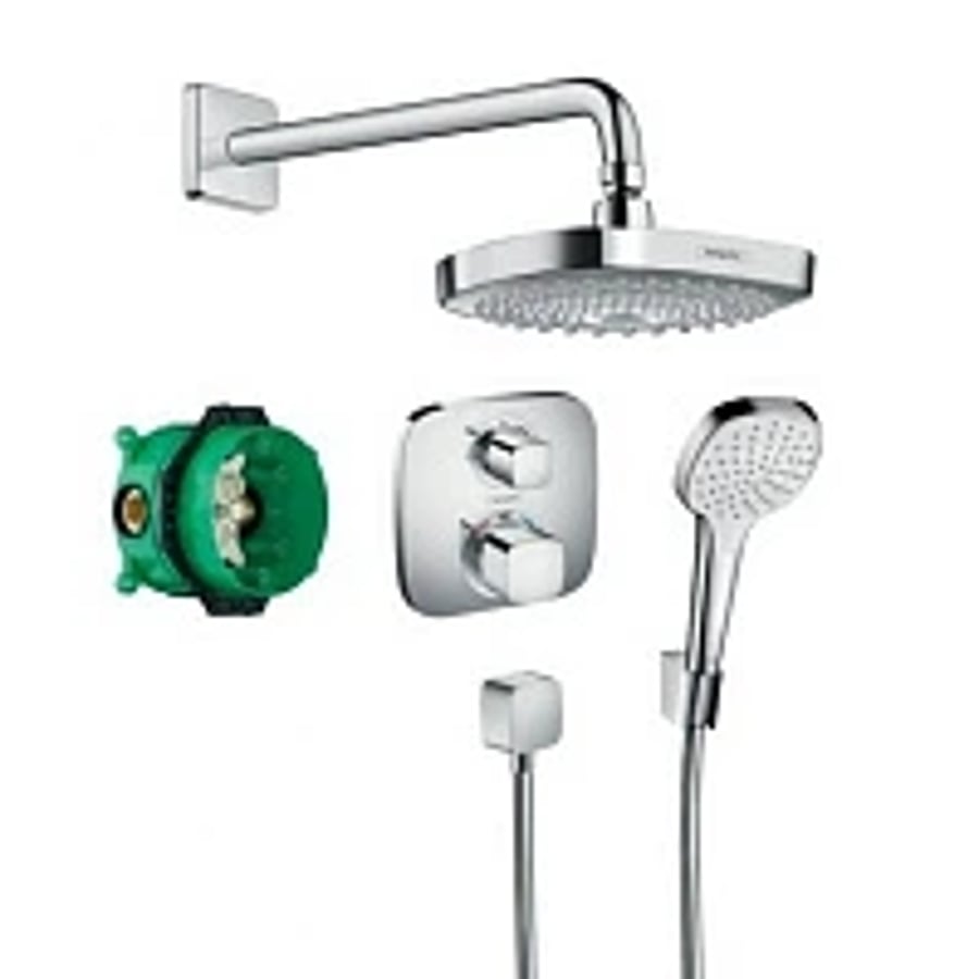 Душевая система с термостатом для душа, встраиваемая, хром Hansgrohe Ecostat E 27294000