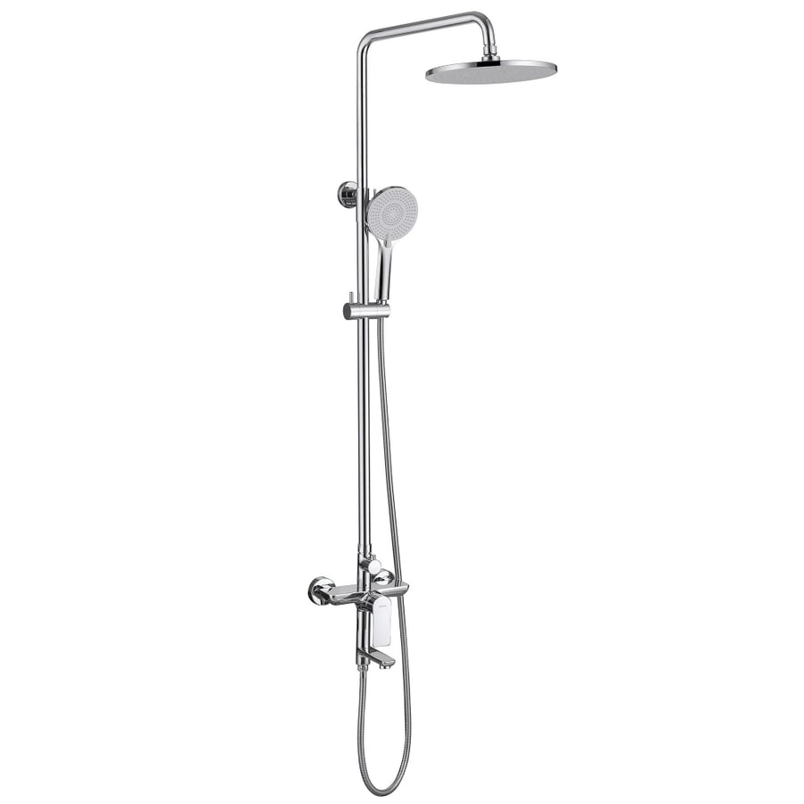 Душевая стойка ABBER Weiss Insel AF8016L с изливом, хром