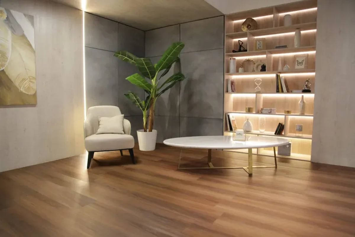Напольное покрытие под дерево Montblanc SPC Flooring Лормон 2