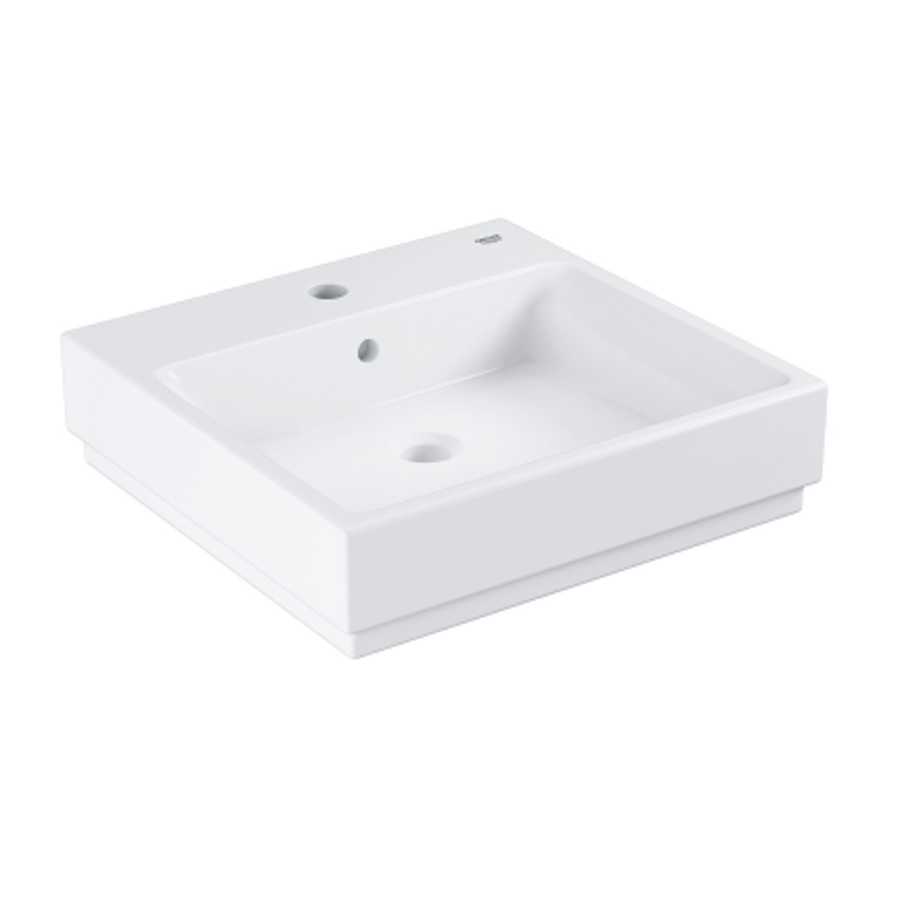 3947400H Раковина GROHE Cube Ceramic,  подвесная 50 см,  альпин-белый