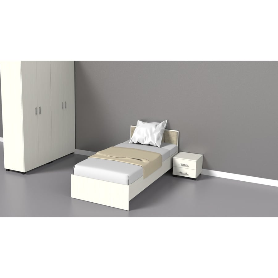 Кровать односпальная с матрасом Eco M09 Бодега 102 Comfort 2