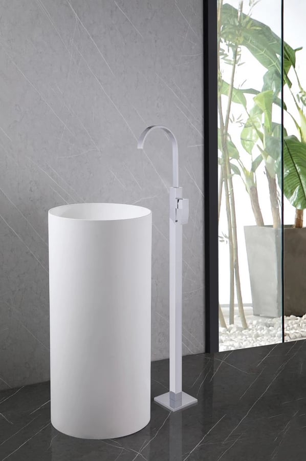 Смеситель ABBER Wasserfall AF8640 напольный для раковины, хром 2