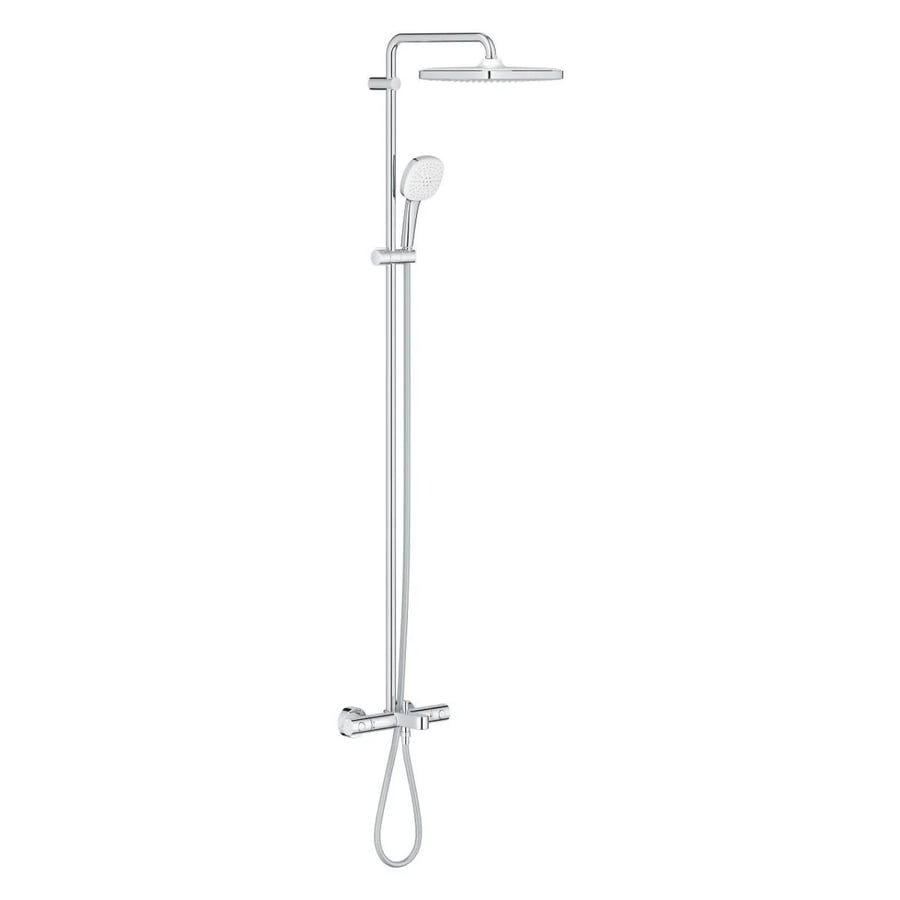 Душевая система с термостатом для ванны, хром Grohe Tempesta 250 Cube 26691001