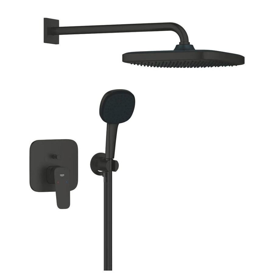 Душевая система со смесителем для душа, черный Grohe Cubeo 1053362430