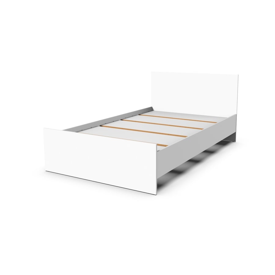Кровать полутороспальная с матрасом Eco K12 Белый Comfort 4
