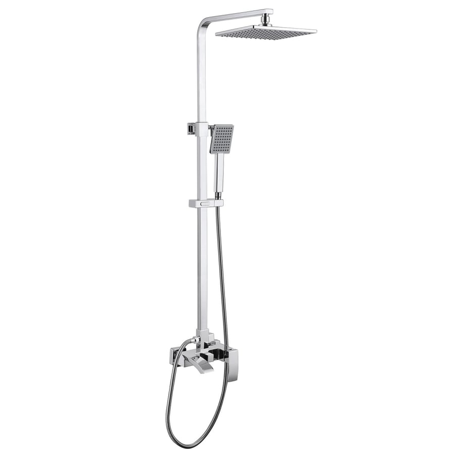 Душевая стойка ABBER Wasserfall AF8616L с изливом, хром