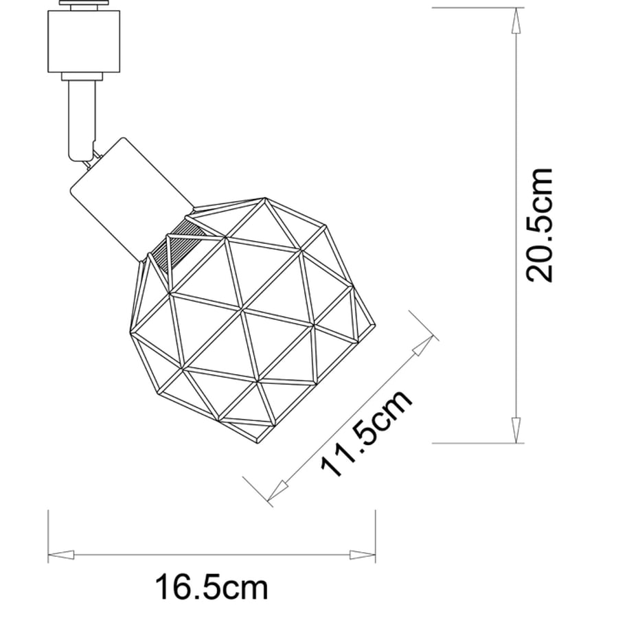 Трековый светильник Arte Lamp SOSPIRO A6141PL-1GO 2