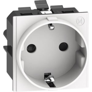 Механизм розетки электрической 2К+З 16А винтовые клеммы 2 модуля Legrand KW4141A